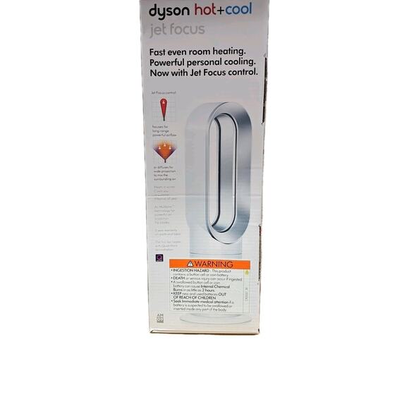 Dyson Hot+Cool AM09 Jet Focus Heater and Fan White/Silver - Picture 4 of 7